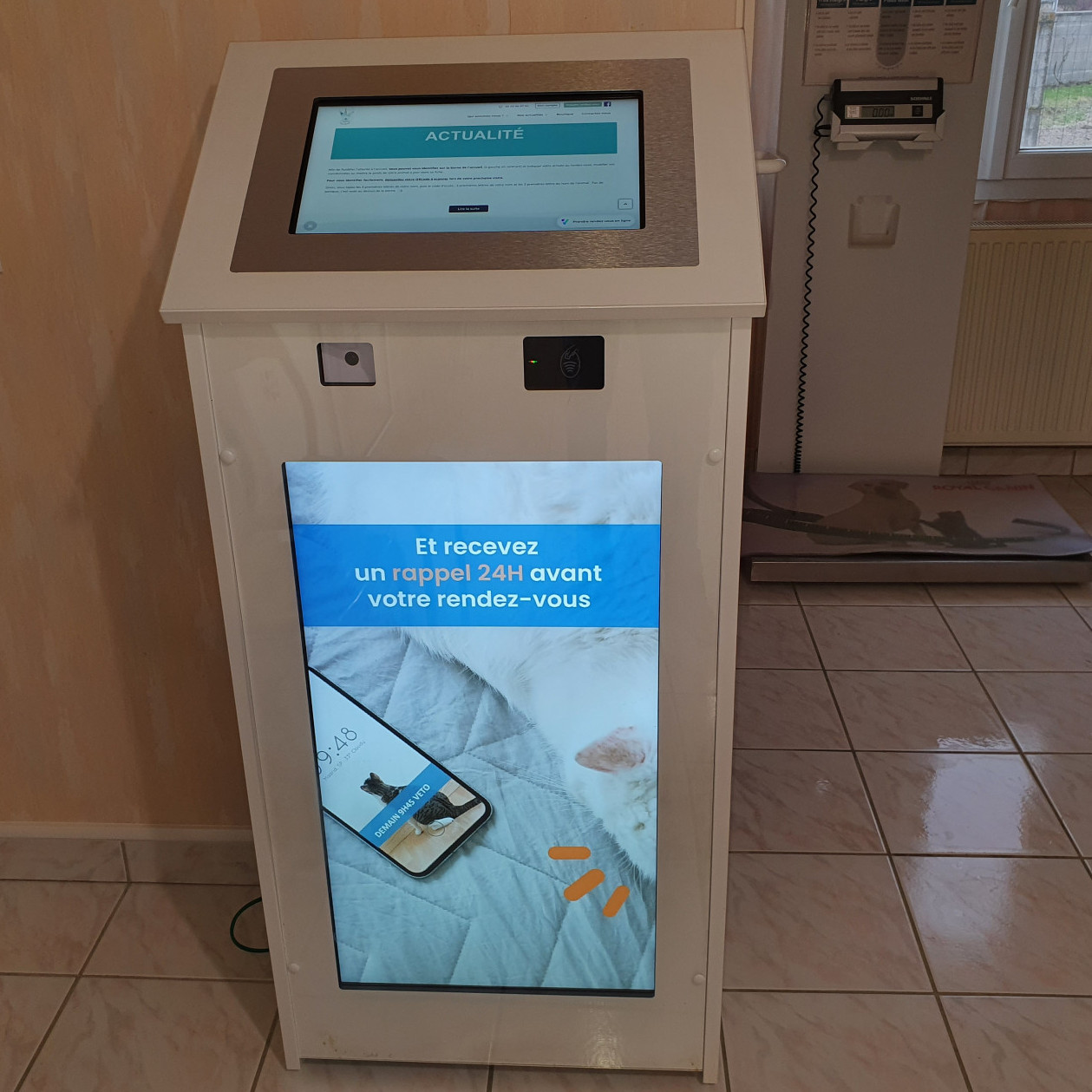 Utilisation de la Borne interactive