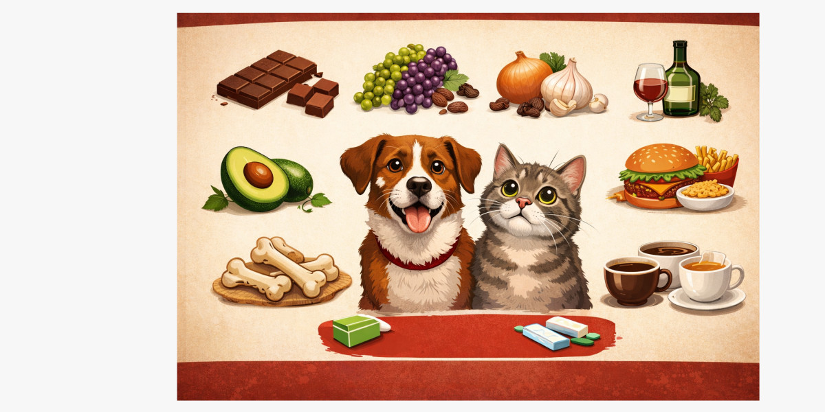 🛑 Aliments toxiques pour les animaux de compagnie