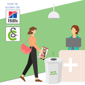 Nouveau service de recyclage des sacs de croquettes dans votre clinique vétérinaire!