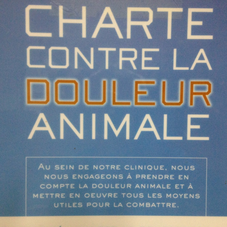 CHARTE CONTRE LA DOULEUR ANIMALE