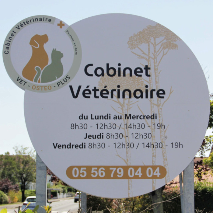 Bienvenue au Cabinet Vétérinaire VET-OSTEO-PLUS situé à Parentis-en-Born !