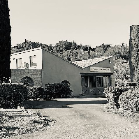Le cabinet vétérinaire médico-chirurgical est tout proche d'Anduze