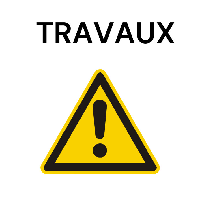 Travaux sur le boulevard - Accès vétérinaire